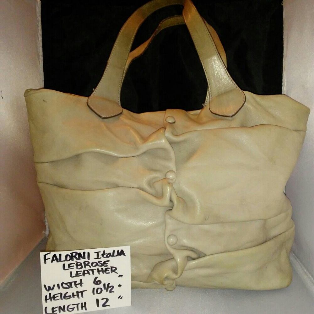 FALORNI ITALIA LEBROSE LEATHER PURSE